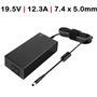 Carregador para Portatil Gaming Dell Alienware M18X 19.5V 12.3A 240W 7.4 X 5.0mm