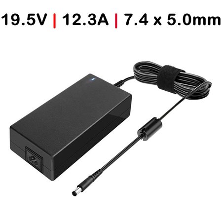 Carregador para Portatil Gaming Dell Alienware M18X 19.5V 12.3A 240W 7.4 X 5.0mm