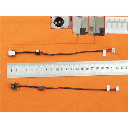 Conector DC Jack para Portáti Acer Aspire E5-511 E5-521 E5-531 E5-551 E5-571 V3-532 V3-572 Pj901