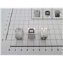 DC Jack para Mother, 4 Pin, 90 Degrees Bent Feet, Fichas Rectas Tipo Insertado (Printer ) B USB Socket
