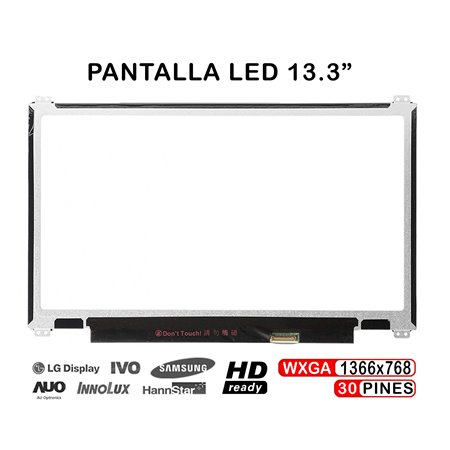 Ecrã LED de 13.3" para Portatil Hb133Wx1-402 M133Nwn1
