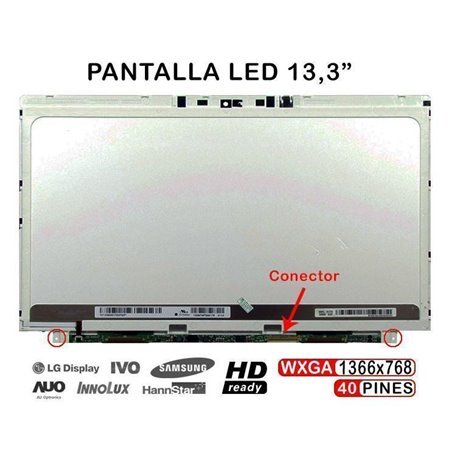 Ecrã LED de 13.3" para Portatil LP133Wh5 (Ts) (A1) LP133Wh5 Tsa1