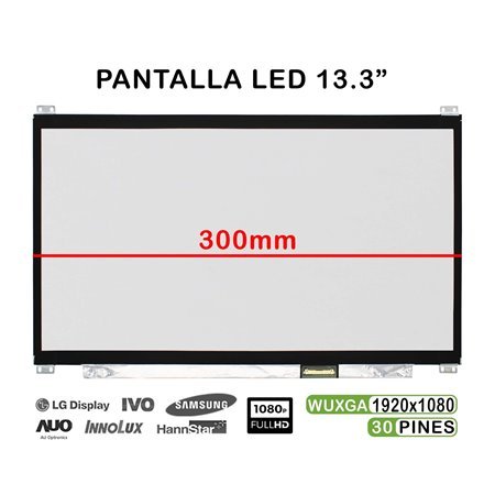 Ecrã LED de 13.3" para Portatil N133Hce-En2 Rev.C1 FullHD