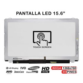 Ecrã Tátil LED de 15.6" para Portatil Acer Aspire E1-532P E5-571 V3-572Pg V5-561P Nt156Whm-A00