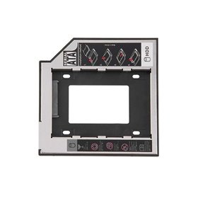 Médio Carcaça Caddy Cd DVd para Disco Duro 2.5 2Nd SATA 12.7mm Universal
