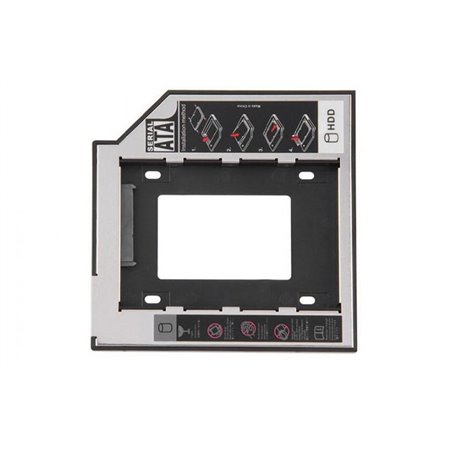 Médio Carcaça Caddy Cd DVd para Disco Duro 2.5 2Nd SATA 9.5mm Universal