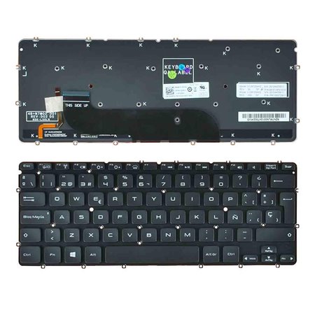 Teclado Retroiluminado para Portatil Dell XPS 13 L321X 0X52Tt Preto