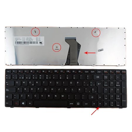 Teclado para Lenovo G500 G505 G510 Preto Estrutura Preto Win8 Oem