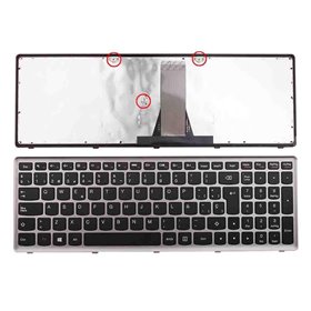 Teclado para Portatil Lenovo G505S G500C G500S S500 Cinzento