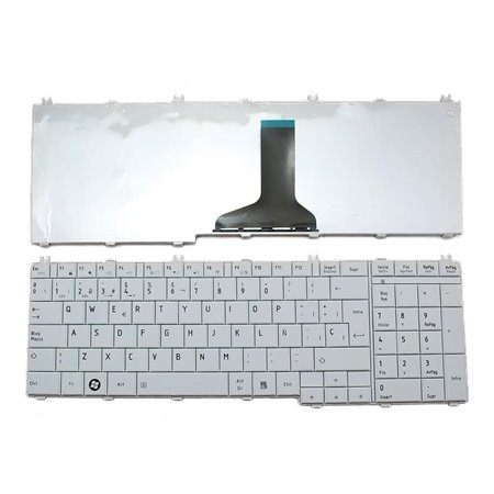 Teclado para Portatil Toshiba Satellite C650 C660 L650 L670 L675 L675D Branco