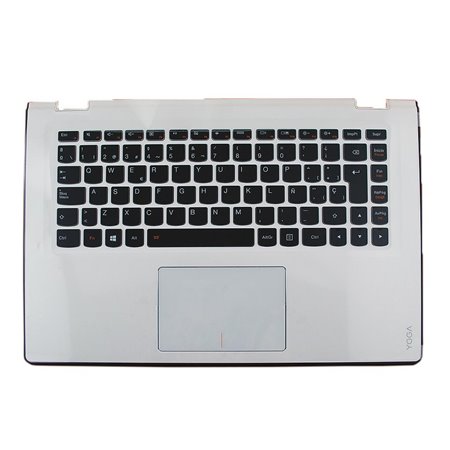 Teclado Cheio para Portatil Lenovo Yoga 2 13" Preto com Carcaça Branco