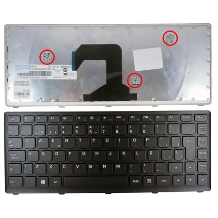 Teclado para Lenovo U410 Preto com Estrutura Preto