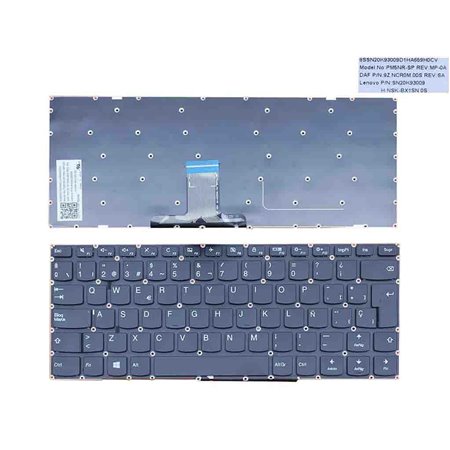 Teclado para Portatil Lenovo IdeaPad 510S-14Ikb 710S-14