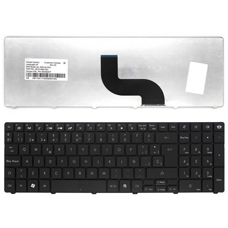 Teclado Packard Bell Easynote Tk85 Tk11 Tm85 Tm86 Tm87 Tm89 Tm81 Te11Bz V104730Dk2