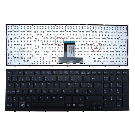 Teclado para Portatil Sony Vaio VPC-Eb VPC-Eb1M1E VPCeb2M1E VPCeb3M1E VPC-Eb32Fm Preto
