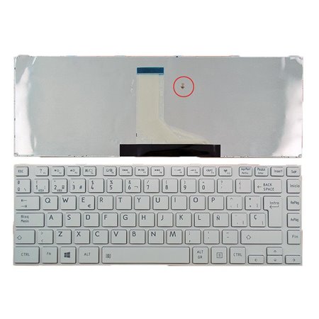 Teclado para Portatil Toshiba L830 L840 Branco