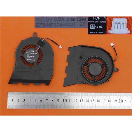 Ventoinha para Portatil Dell Inspiron 15G 15 5567 Dfs481305Mc0T