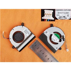 Ventoinha para Portatil HP Pavilion 11-N X360 310 G1 755729-001 Eg50050S1-C470-S9A