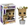 Funko Pop Bobble Marvel Guardiões Da Galáxia Groot Dançando