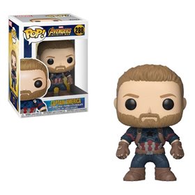 Funko Pop Marvel Guerra Infinita Capitão América 26466