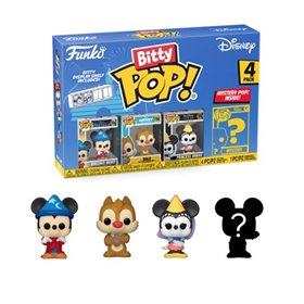 Bitty Pop Funko Disney Feiticeiro Mickey 4Pk