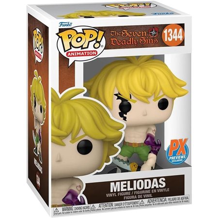 Animação Funko Pop Os Sete Pecados Capitais Modo Demônio Meliodas