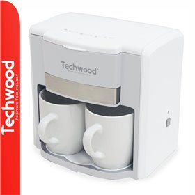 Cafeteira Elétrica 500W C/ 2 Canecas TECHWOOD
