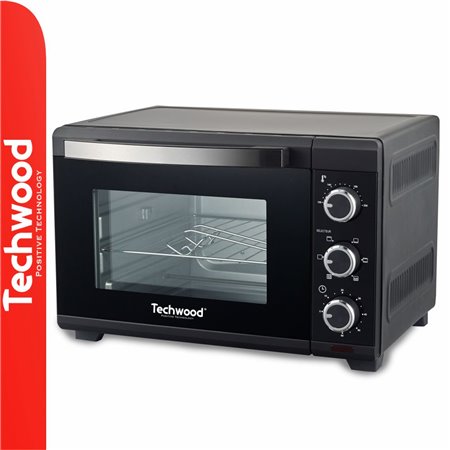 Forno Elétrico Ventilado 26 Litros 1600W c/ Timer TECHWOOD