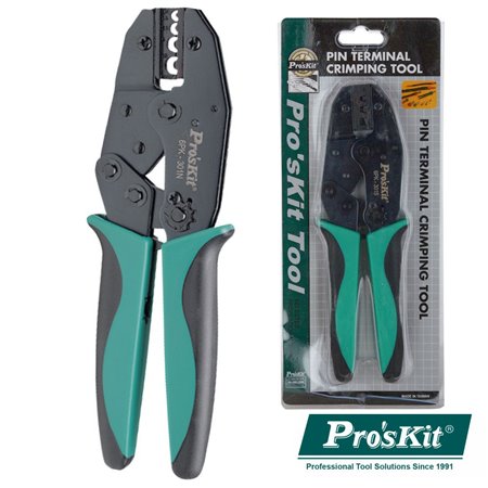 ALICATE DE CRAVAR TERMINAIS NÃO ISOLADOS 220MM PROSKIT