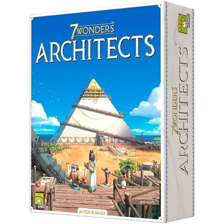 Jogo de cartas 7 Wonders Architects - Tema da história - Para 2 a 7 jogadores - Para maiores de 8 anos - Duração 25min. aprox.