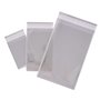 Sacos Transparentes de Polipropileno Apli 250x330mm com Fecho Adesivo - Calibre 120 - Alta Resistência e Flexibilidade - Uso Ali