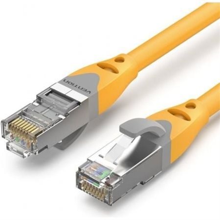 Cabo de Rede RJ45 SFTP Vention IBHYD Cat.6A/ 50cm/ Amarelo