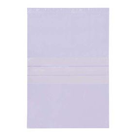 Apli Pacote de 100 sacos zip transparentes autovedantes 250 x 350mm - Material LDPE - Fechamento seguro e fácil manuseio - Uso a