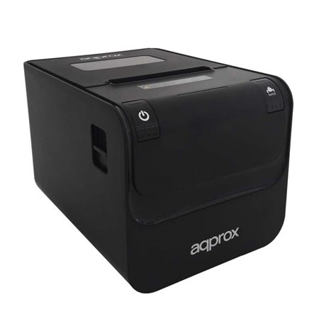 Impressora de recibos térmica aproximada - Resolução 203 dpi - Velocidade 250 mm/s - USB, LAN, RS232 e RJ11 - Corte automático e