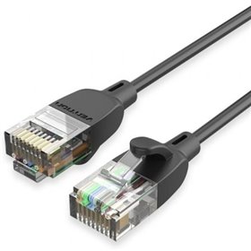 Cabo de Rede RJ45 UTP Vention IBIBI Cat.6A/ 3m/ Preto