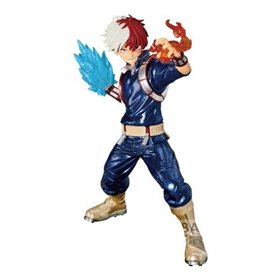 Banpresto My Hero Academia The Amazing Heroes Shoto Todoroki (Especial) - Figura colecionável - Altura 14cm aprox. - Fabricado e