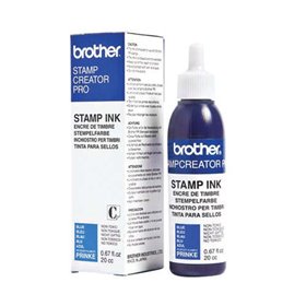 Frasco de tinta azul Brother para máquina de carimbo SC2000 20cc