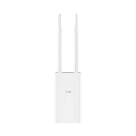 Ponto de acesso sem fio Cudy AP1200-Outdoor AC1200 para ambientes externos - 2 portas Fast Ethernet - Velocidade Wi-Fi 2,4 GHz, 