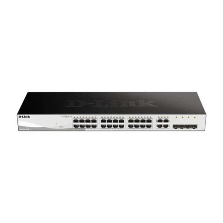 Switch semi-gerenciável D-Link 24 portas Gigabit PoE 193W + 4 portas Giga Combo