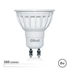 Lâmpada LED Elbat GU10 6W 560LM Luz Branca - Economia de Energia - Longa Duração - Fácil Instalação - Cor Branca