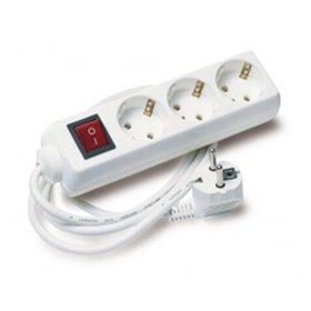 Elbat Power Strip - 3x Schukos - Interruptor liga/desliga - Cabo de 1,50m