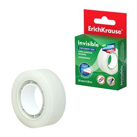 Fita Adesiva Invisível Erichkrause - 18mmx20m - Cor Transparente