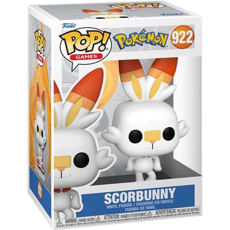 Funko Pop Pokémon Scorbunny - Figura de vinil - Altura 9,5cm aprox.