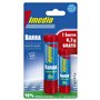 Imedio Pacote de 2 bastões de cola 1x 21grs + 1x 8,2grs - Sem solventes - Lavável - Adequado para uso escolar