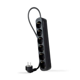 Power Strip Nanocable 6 Tomadas - 1,4m - Cor Preta