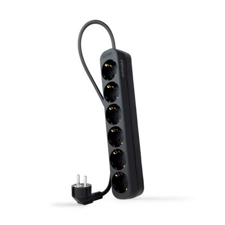Power Strip Nanocable 6 Tomadas - 1,4m - Cor Preta