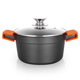 Orbegozo CDH 3020 - Panela de alumínio fundido resistente - Versatilidade e segurança na cozinha - Antiaderente e adequada para 