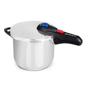 Pote Super Rápido Orbegozo HP 10006 - Capacidade de 10 litros - Cinco sistemas de segurança - Fundo termodifusor - Adequado para