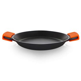 Panela de paella de alumínio fundido Orbegozo PDA - Versatilidade e durabilidade na sua cozinha - Alças de silicone - Antiaderen