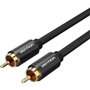 Cabo Estéreo Vention VAB-R09-B200/ RCA Macho - RCA Macho/ 2m/ Preto